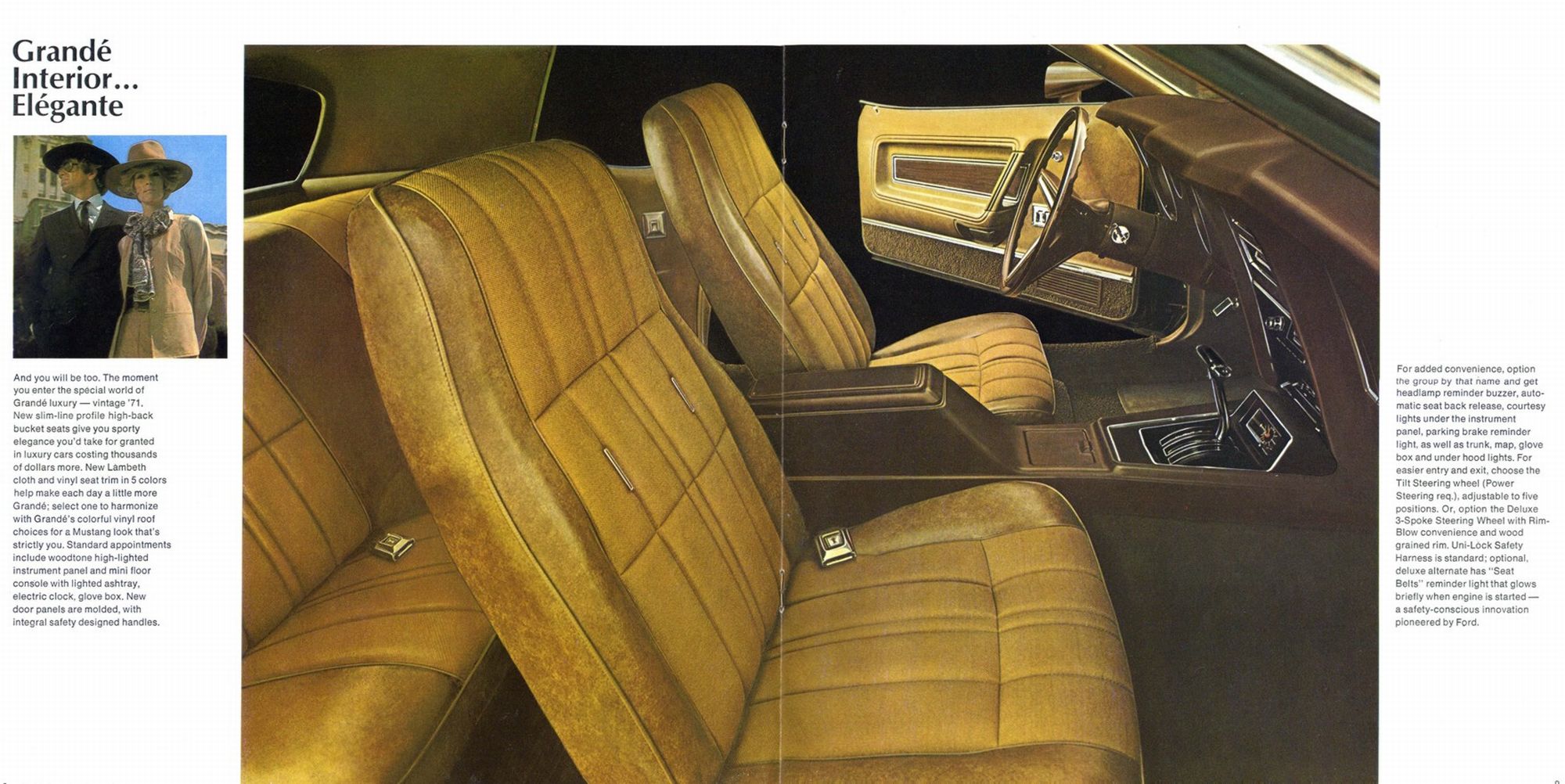 1971 Ford Mustang Brochure Page 1